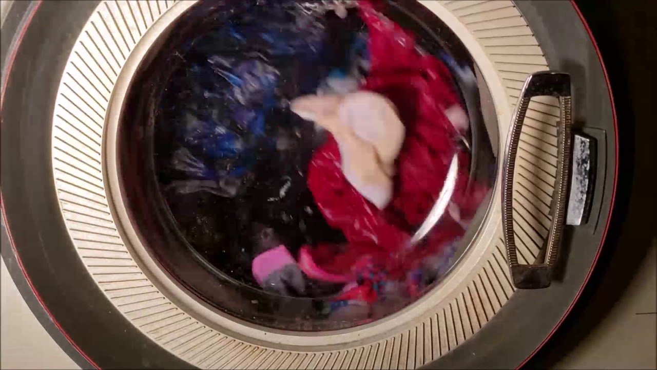 Full Cycle- 1959 Philco Bendix Duomatic washing clothes