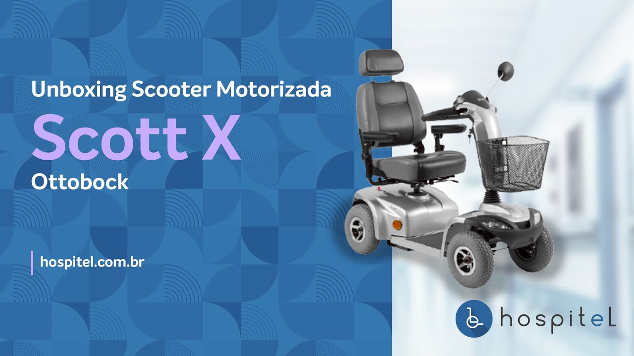 Como Montar e Ligar a Scooter Elétrica Scott X Ottobock