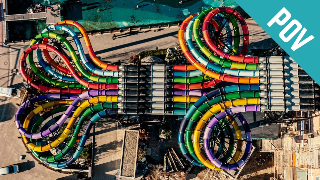 Rulantica - Vikingløp | New Racer Water Slide 2023 POV - Nordiskturn