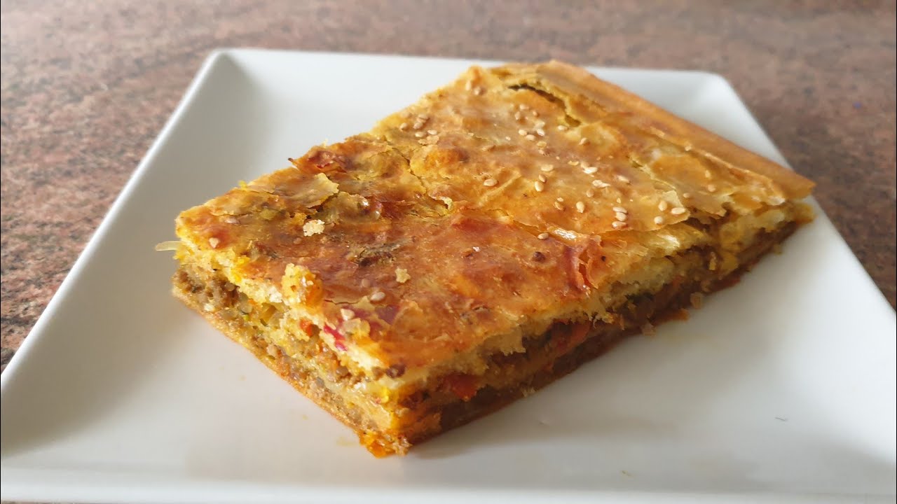 MSEMEN MARROQUÍ 🇲🇦 relleno al horno ♡ Delicioso para este frío invierno♡