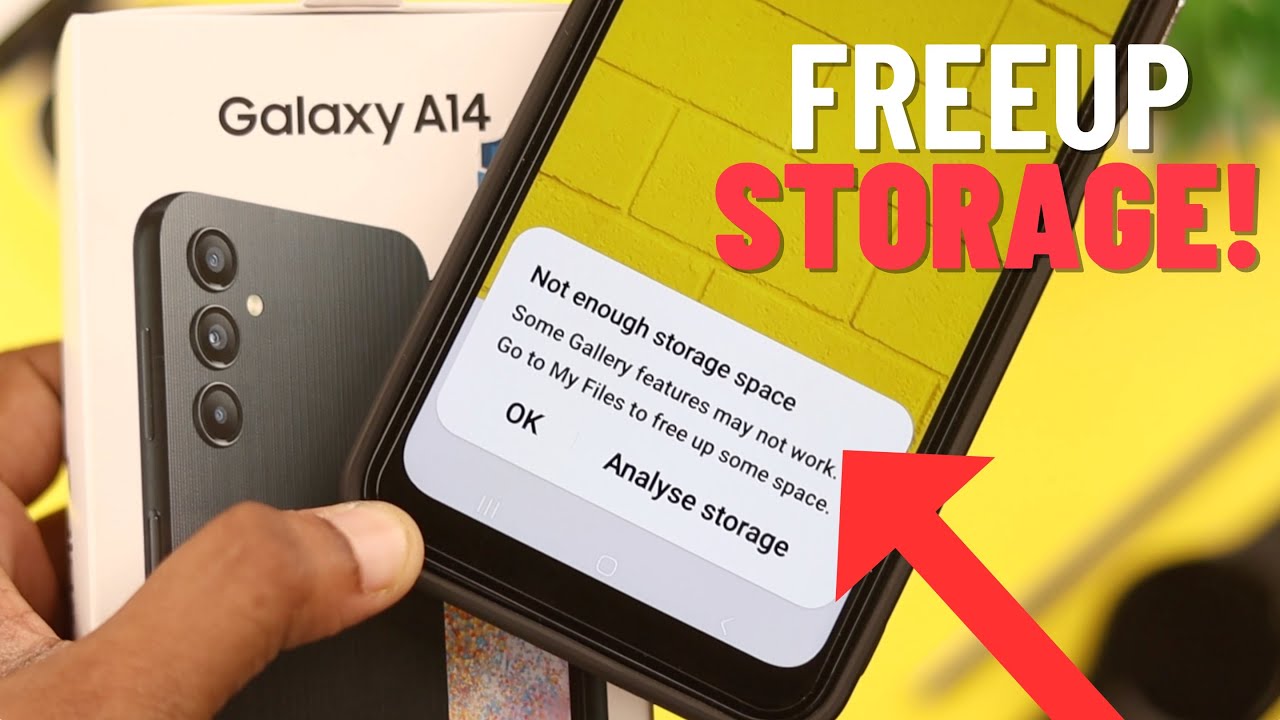 Исправлено: недостаточно места на Samsung Galaxy A14 5G!