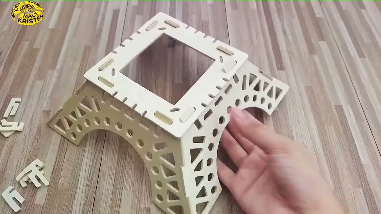 Eiffel Tower - Artherapy 3D Wooden Puzzle | Full Assembly & Review