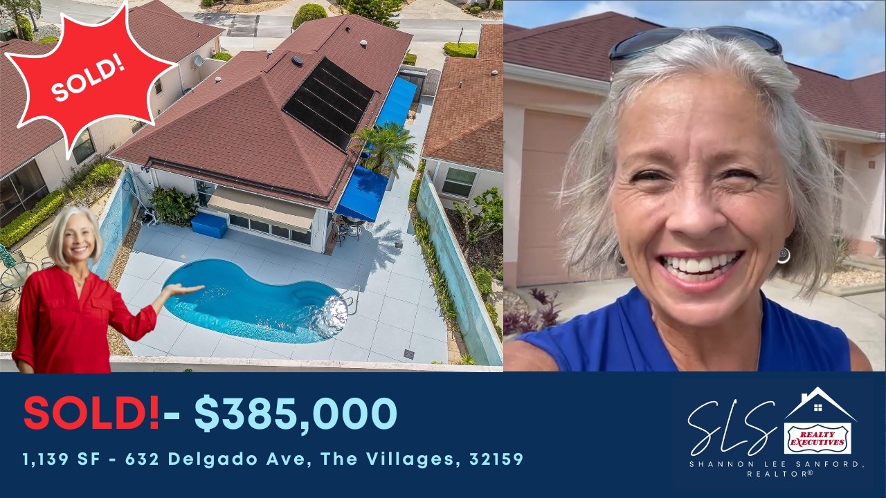 SOLD! 1,139 SF San Pedro Villa Floorplan in The Villages, FL | Real Estate Home Tour