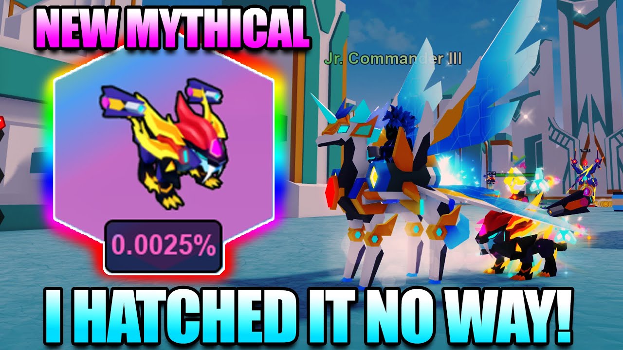 *INSANE LUCK* I HATCHED THE NEWEST MYTHICAL LEO in Bot Clash (Roblox)
