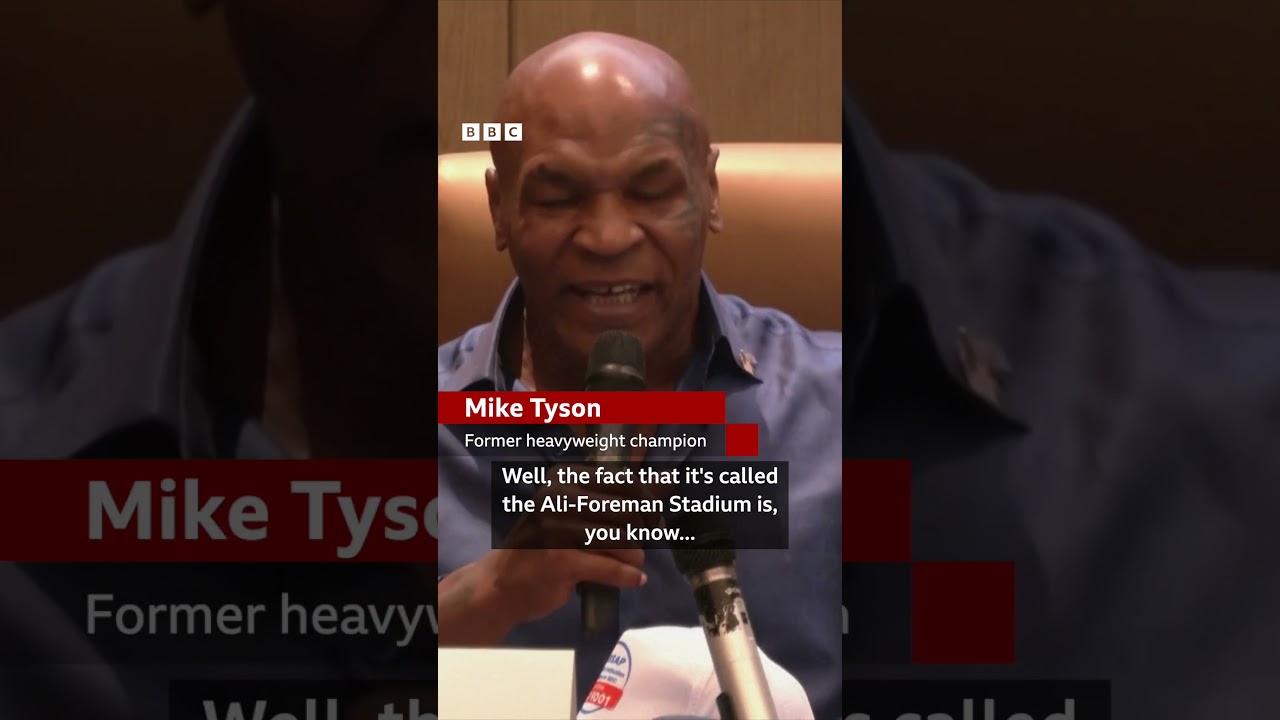 Mike Tyson celebrates Congolese heritage in Kinshasa- BBC Africa