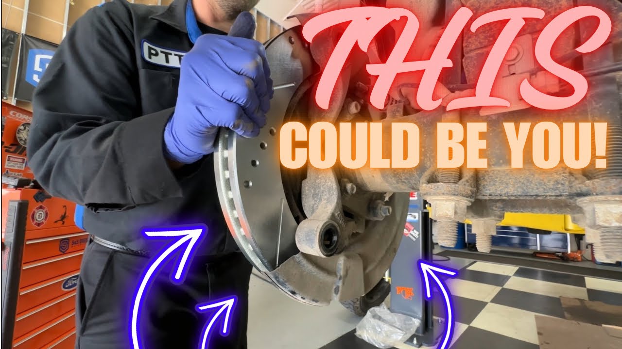 you WILL have to DO THIS! | REAR rotors REMOVAL #fyp #automobile