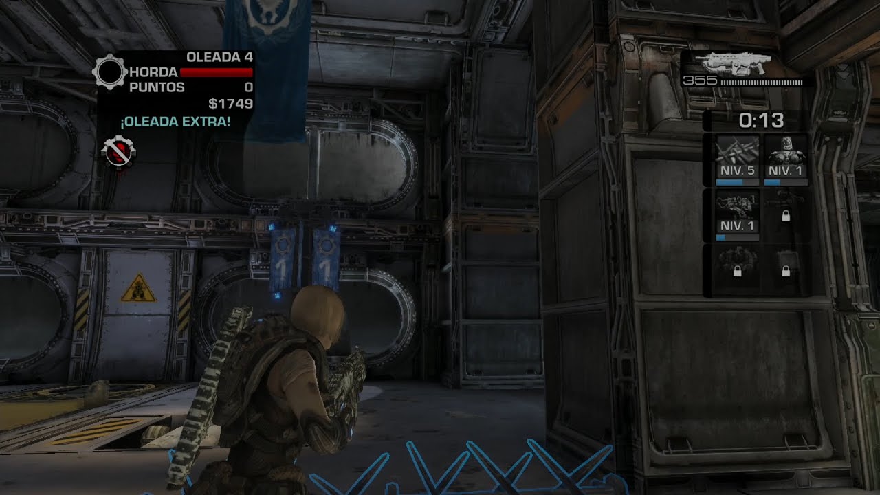 Gears Of War 3: Modo Horda en Pulmón Negro / ¡Son Demasiados! :v / Gameplay HD