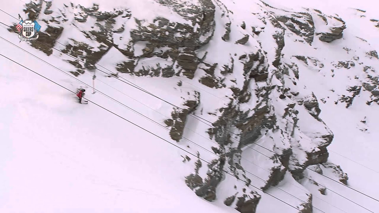 Sage Cattabriga Alosa - Backcountry Slopestyle run 2 - Swatch Skiers Cup 2014