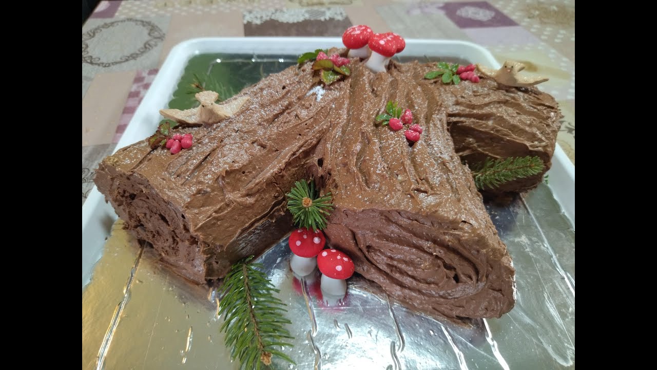 Božićna Panj torta - Čokoladno kremasta fantazija koja ukusom podseća na Ferrero Rocher