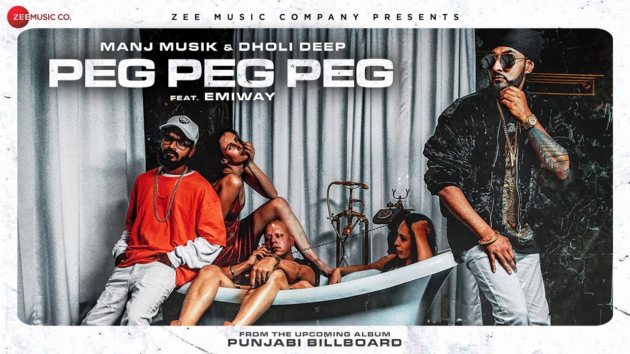 Emiway x Manj Music - Peg Peg Peg | Dholi Deep | Punjabi Billboard | Boht Hard