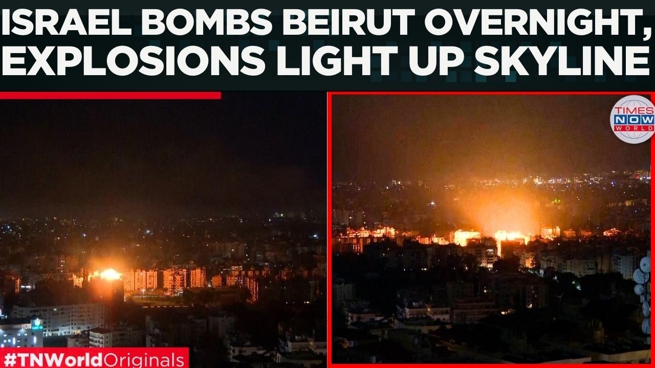 ISRAEL BOMBS BEIRUT: Tel Aviv Rains Hell On Hezbollah; Iran War Intensifies In Middle East!