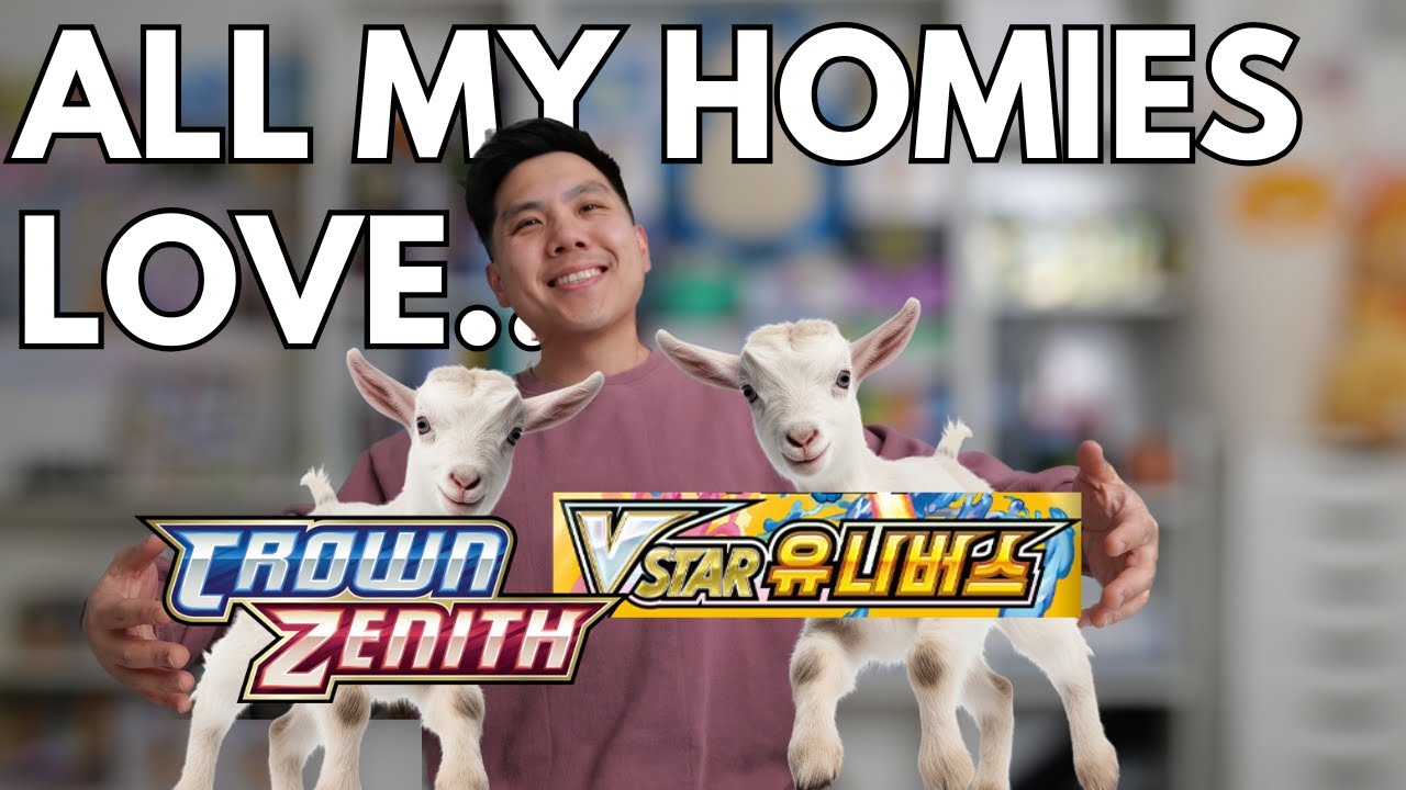 GOATed Pokemon Sets | Opening Crown Zenith & VStar Universe