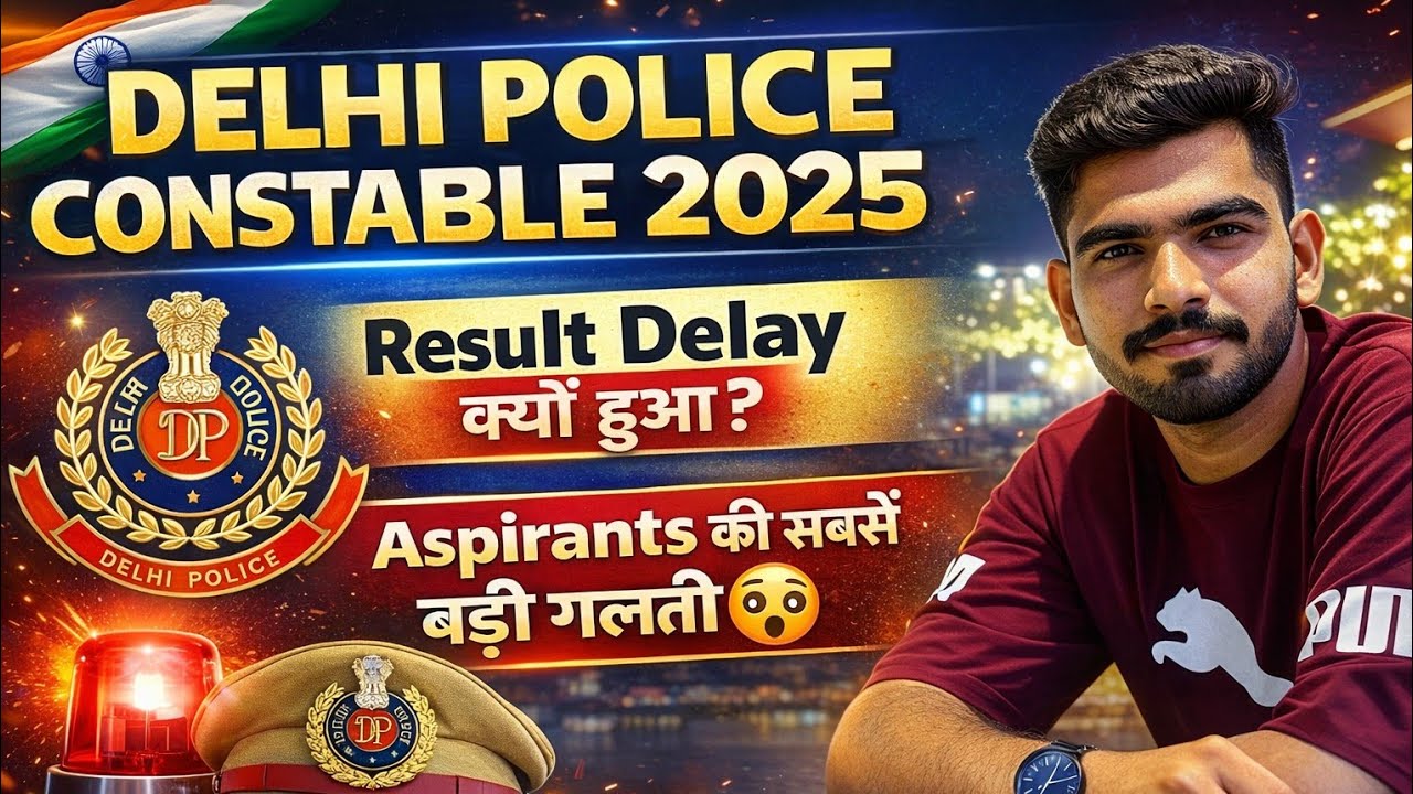 Delhi Police Constable 2025 Result Delay 🚨 वायरल नोटिस सच्चाई या अफवाह? पूरा सच जान लो!