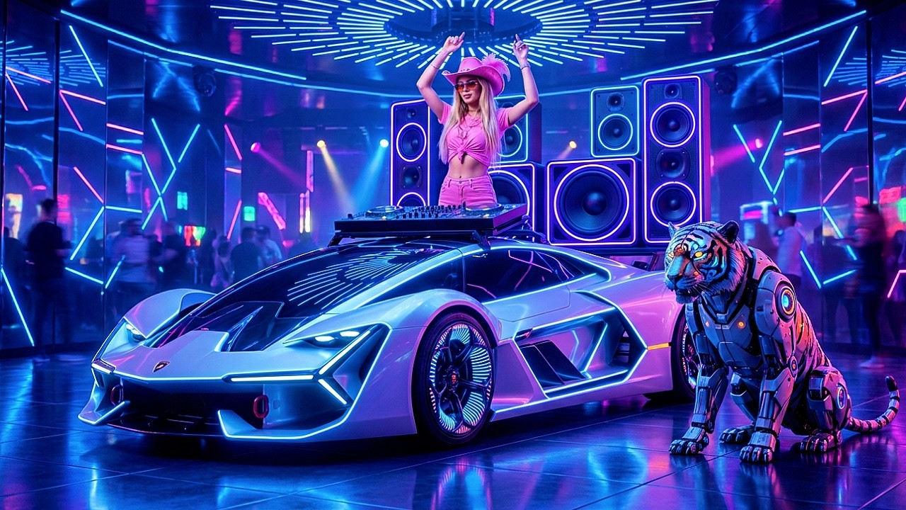 🚗 Энергетический микс для автомобиля с усиленными басами 2026 | Клубный EDM-ремикс 2026 | Ночная ...