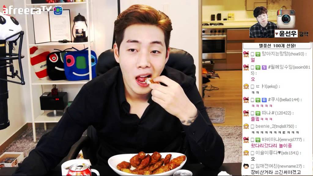 #필메 :: 교촌치킨 레드반간장반!콤보! eatingshow 먹방 151022