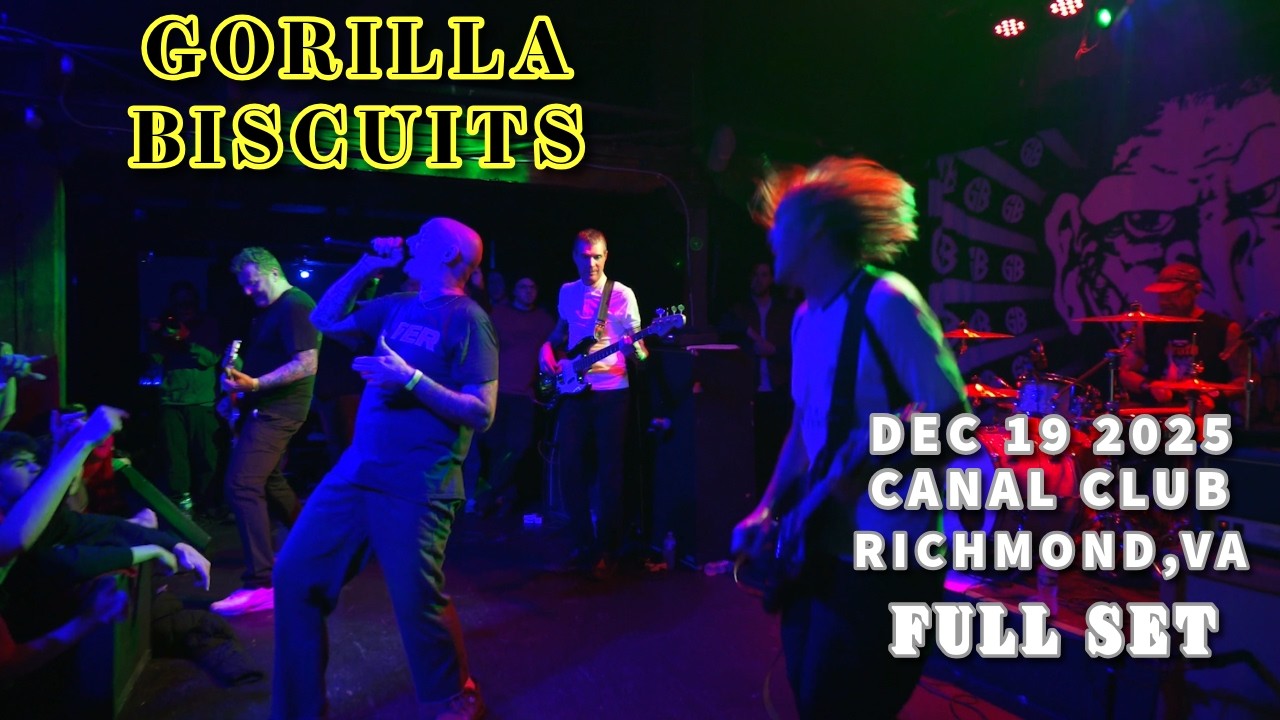 Gorilla Biscuits | Full Set | Canal Club | Richmond Va | 12-19-25