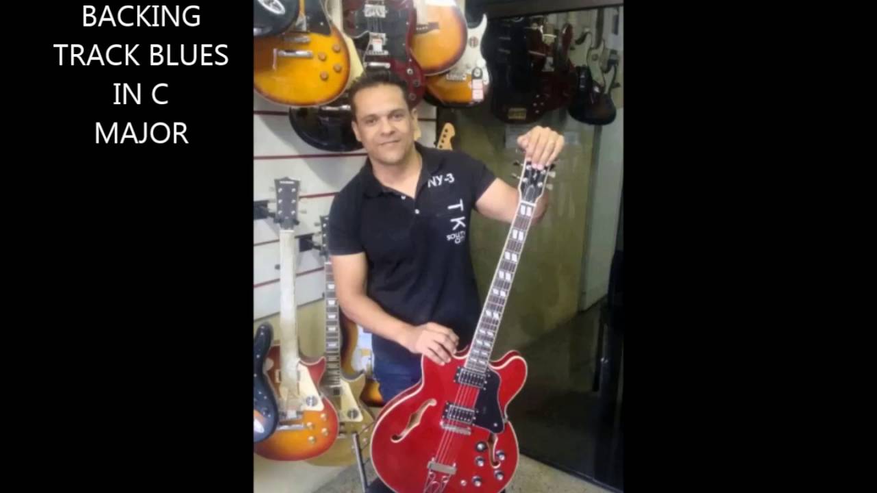 Guitar blues in C major - Lick Franco