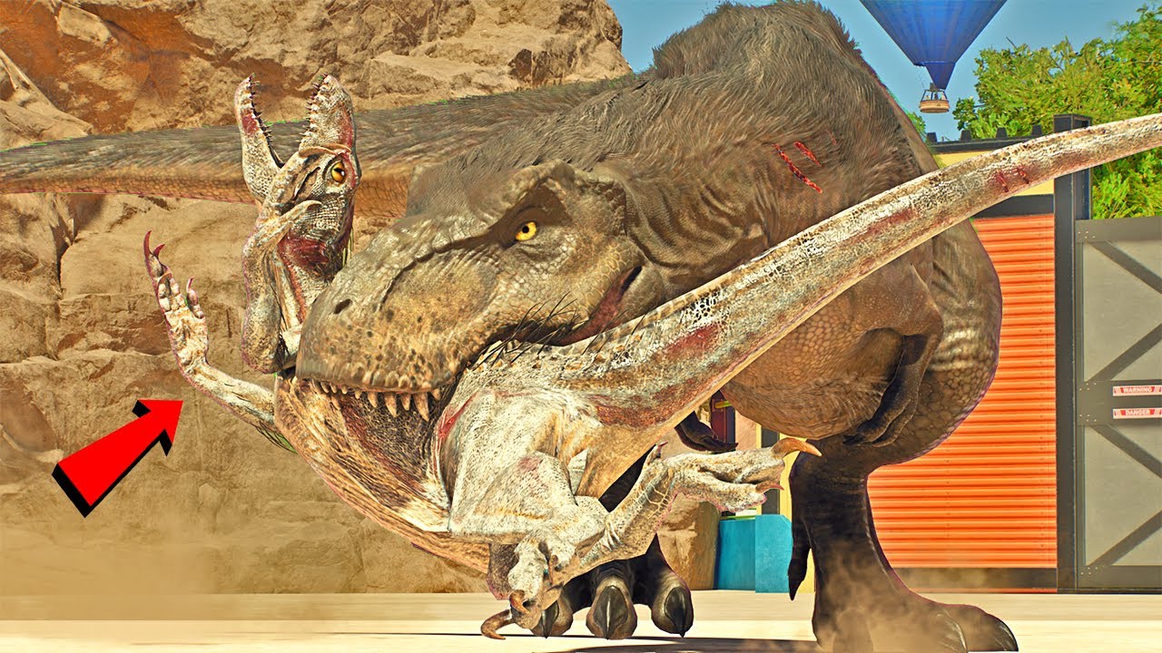 BIG EATIE TYRANNOSAURUS REX vs CARNIVORES & DINOSAURS & I-REX FIGHTING - Jurassic World Evolution 3