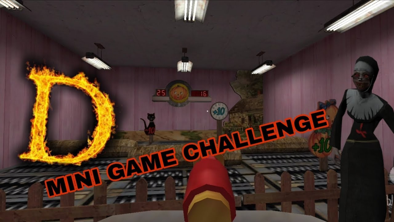 evil nun challenge mini game part 5 collect mask 