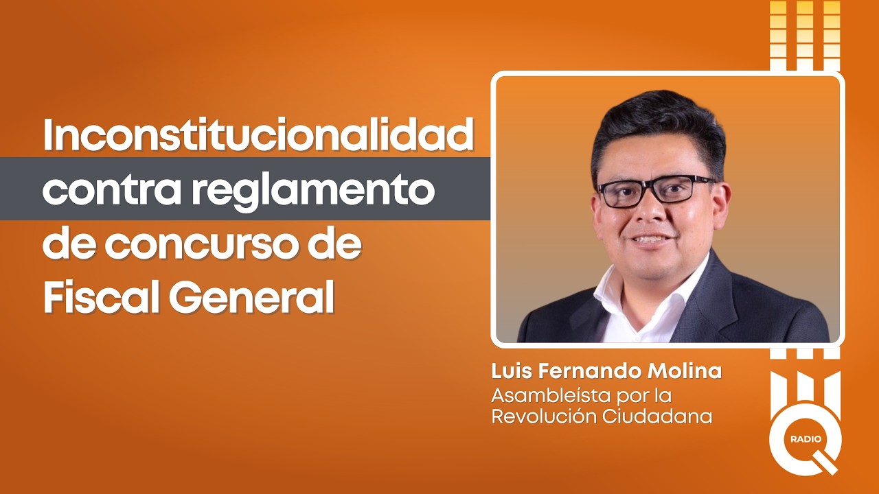 🔴 #Entrevista | Luis Fernando Molina, asambleísta.