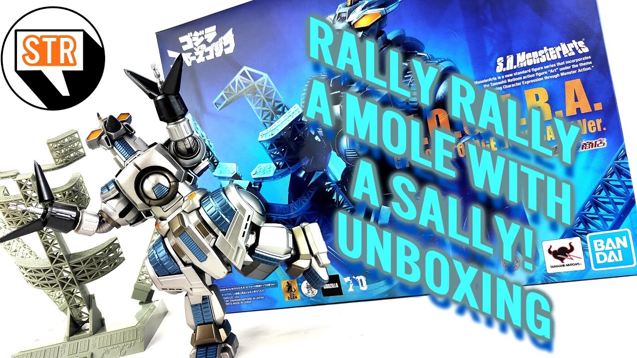 S.H.MonsterArts Moguera (G-Force Storage Dock Sally Ver.) UNBOXING