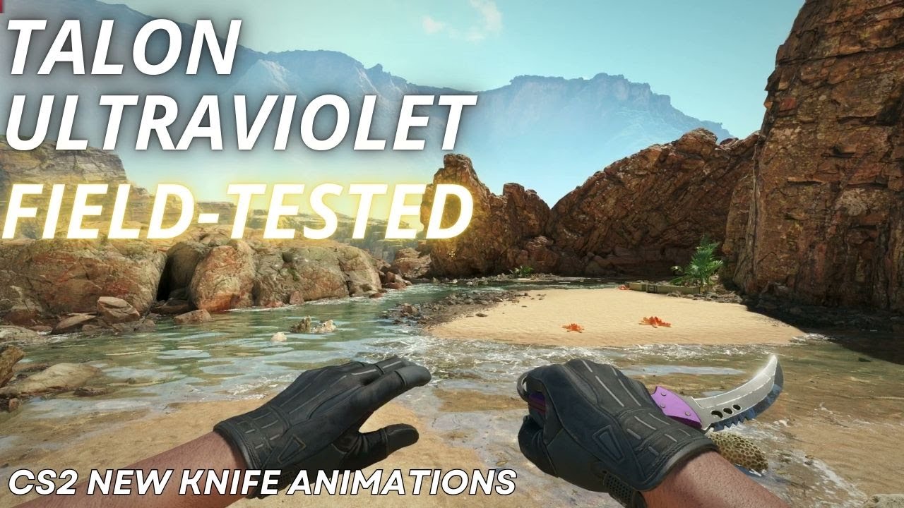 Talon Knife Ultraviolet (Field-Tested) | CS2 Skin Showcase with NEWEST Animation