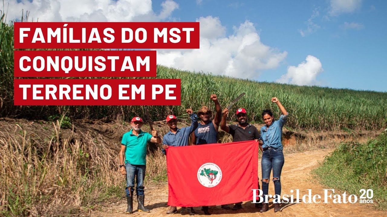 Famílias do MST conquistam terreno em Jaboatão dos Guararapes(PE)