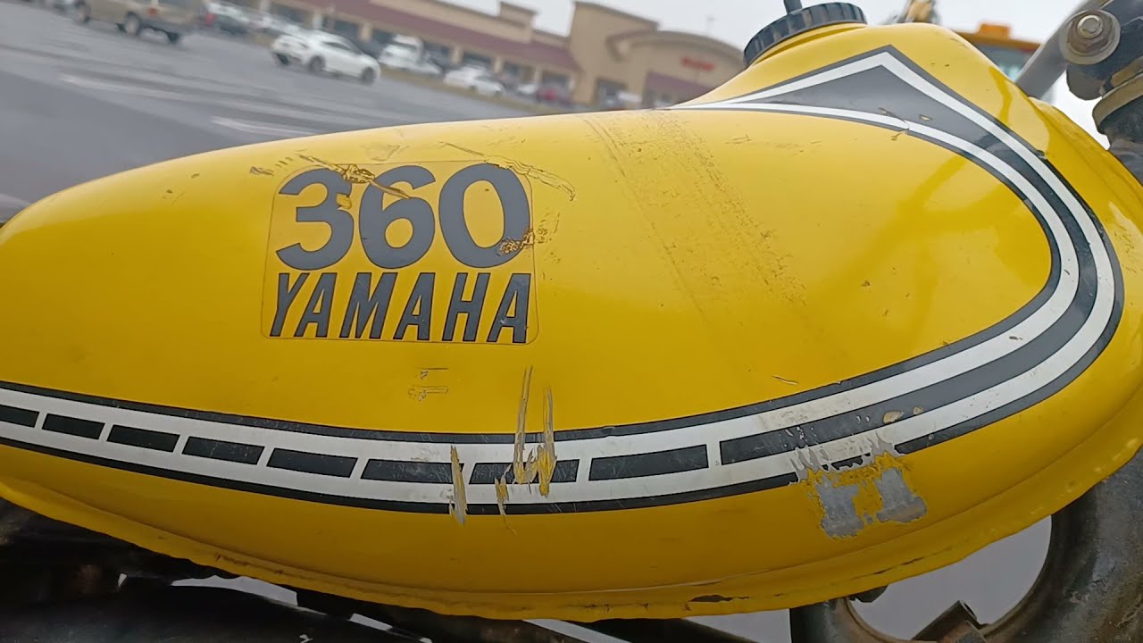Yamaha YZ360 2 stroke motocross bike