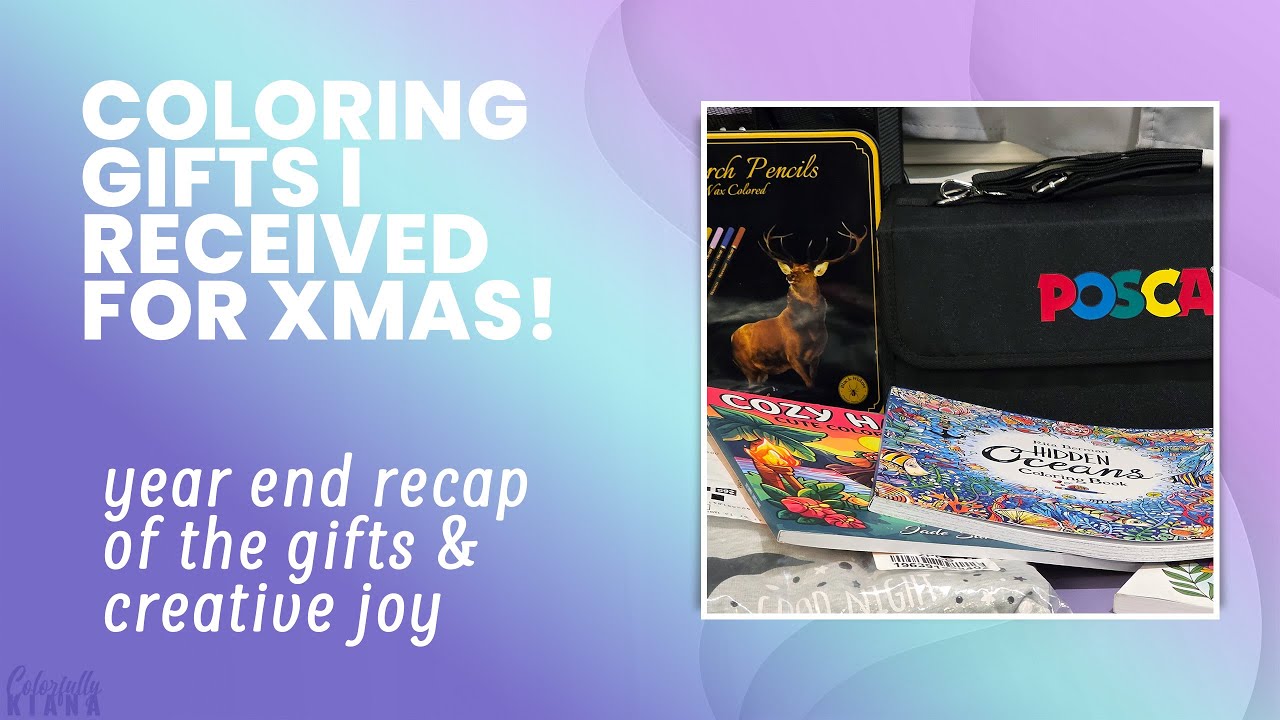 A Year-End Gift Recap 🎁of Coloring Gifts & Creative Joy
