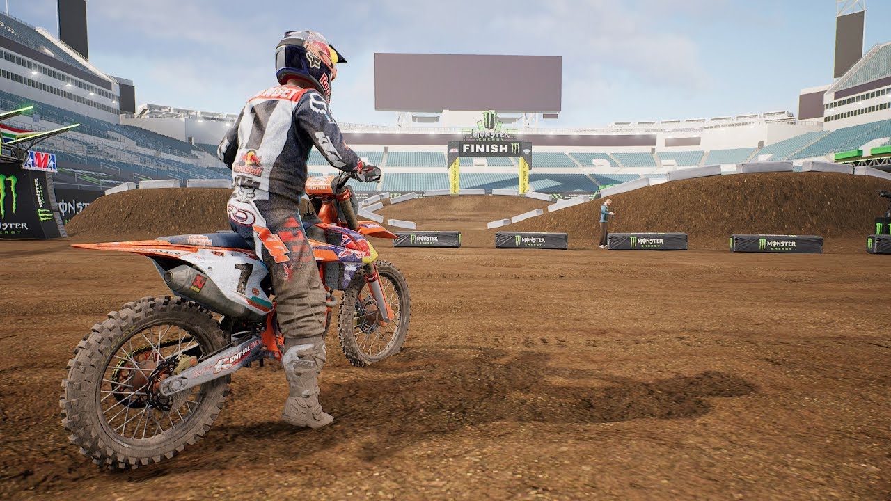 Monster Energy Supercross - Track Editor (Create | Customize Track) (PC HD) [1080p60FPS]