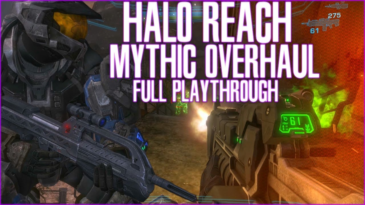 Halo Reach Mythic Overhaul Campaign Mod (Legendary Difficulty) | Full PlayThrough
