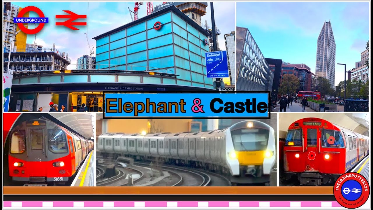Trains at Elephant & Castle Station! [EPH] - LU/TCS (26/10/2023)