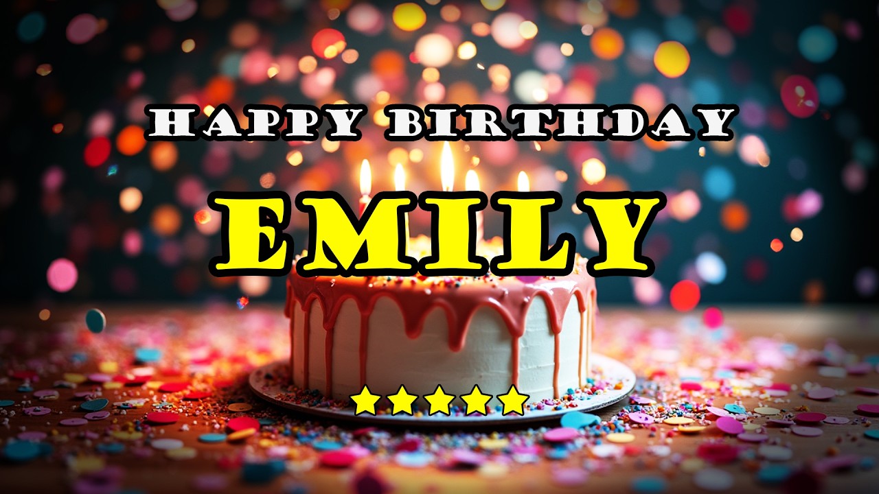 Emily  - Happy Birthday Song | Personalized Birthday Song With Your Name