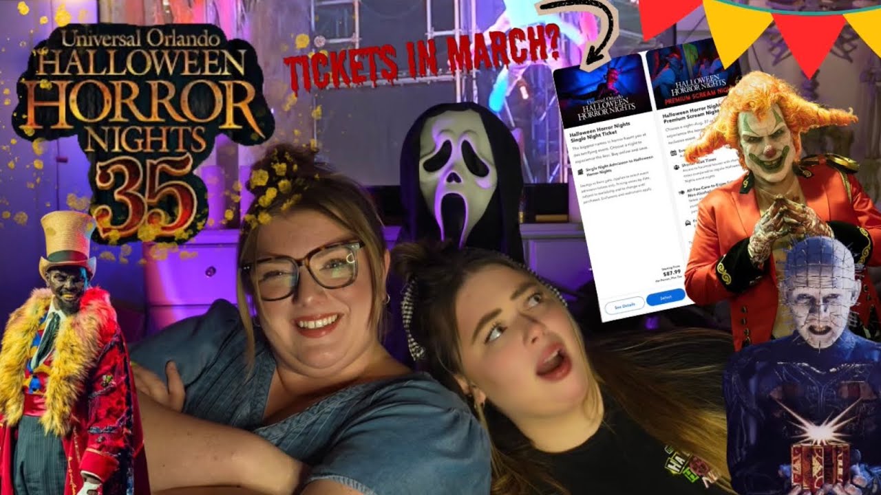 HHN 35 ОРЛАНДО: Всё, что мы знаем! 🤡 Слухи, иконы и адский карнавал