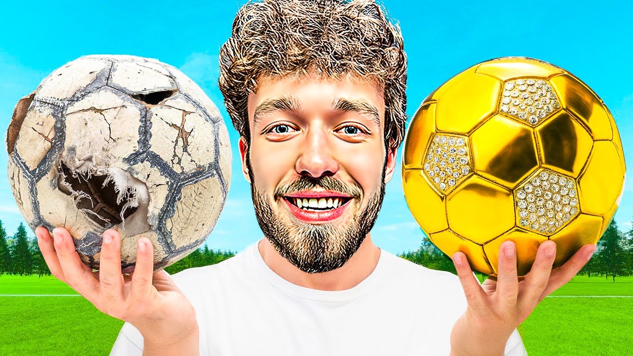 1 Kč vs 1000 Kč Fotbalov&yacute; M&iacute;č!