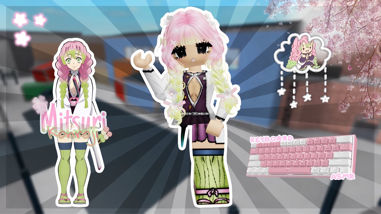 PLAYING MM2 AS MITSURI *TEAMERS?* KEYBOARD ASMR