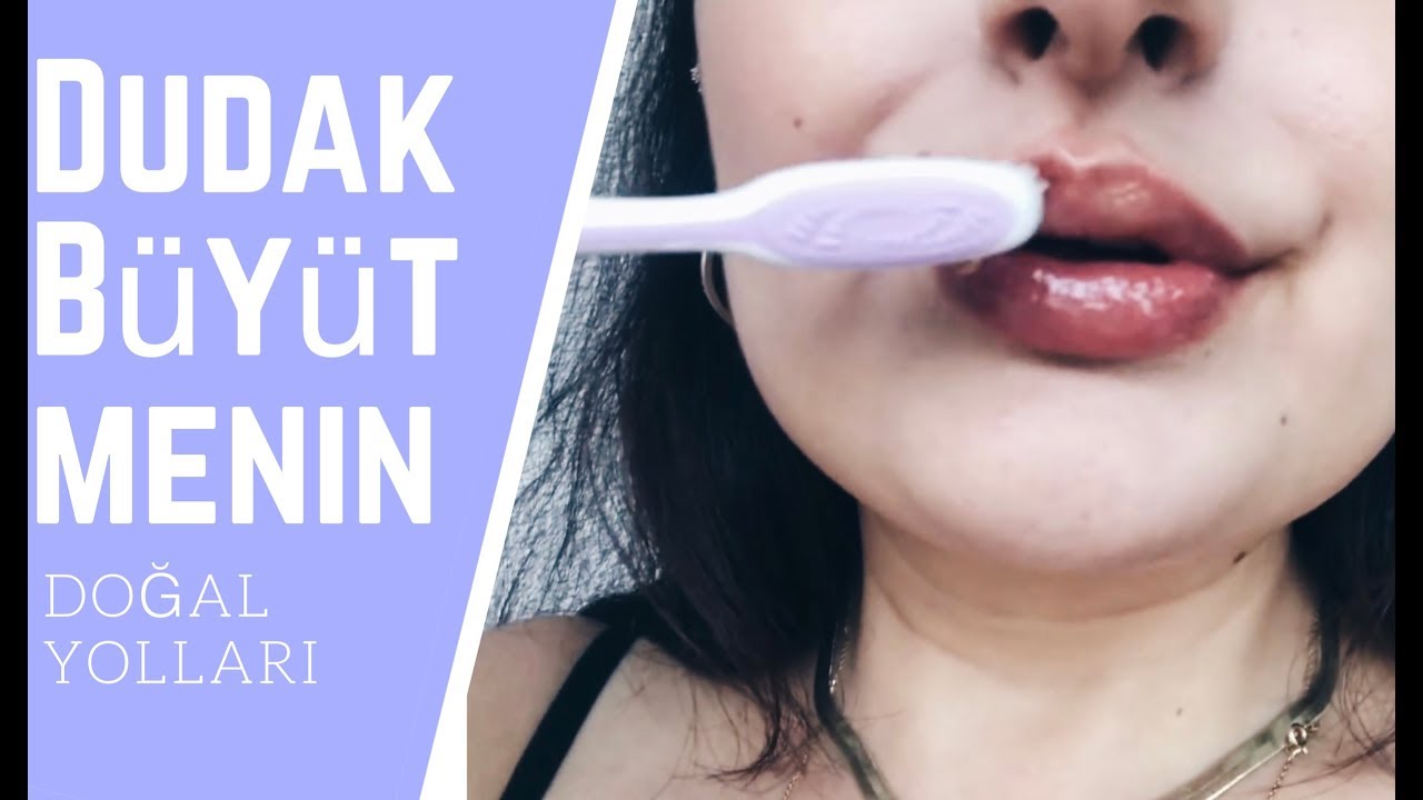 Doğal yoldan Dudak Büyütmek |Dudak Dolgunlaştırıcı Ruj| İpek Eraslan