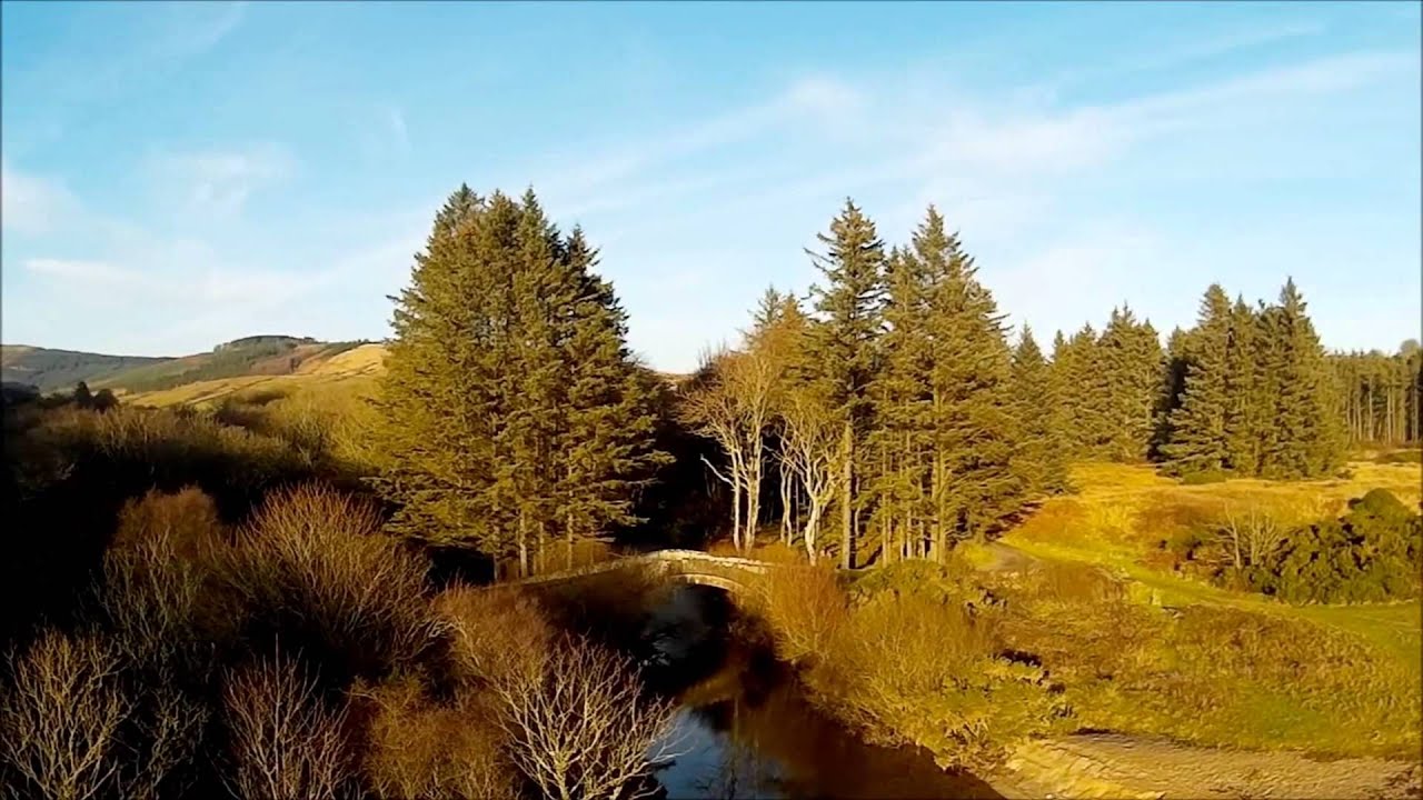 Saddell Bay & Castle,  December 2014, DJI Phantom FC40