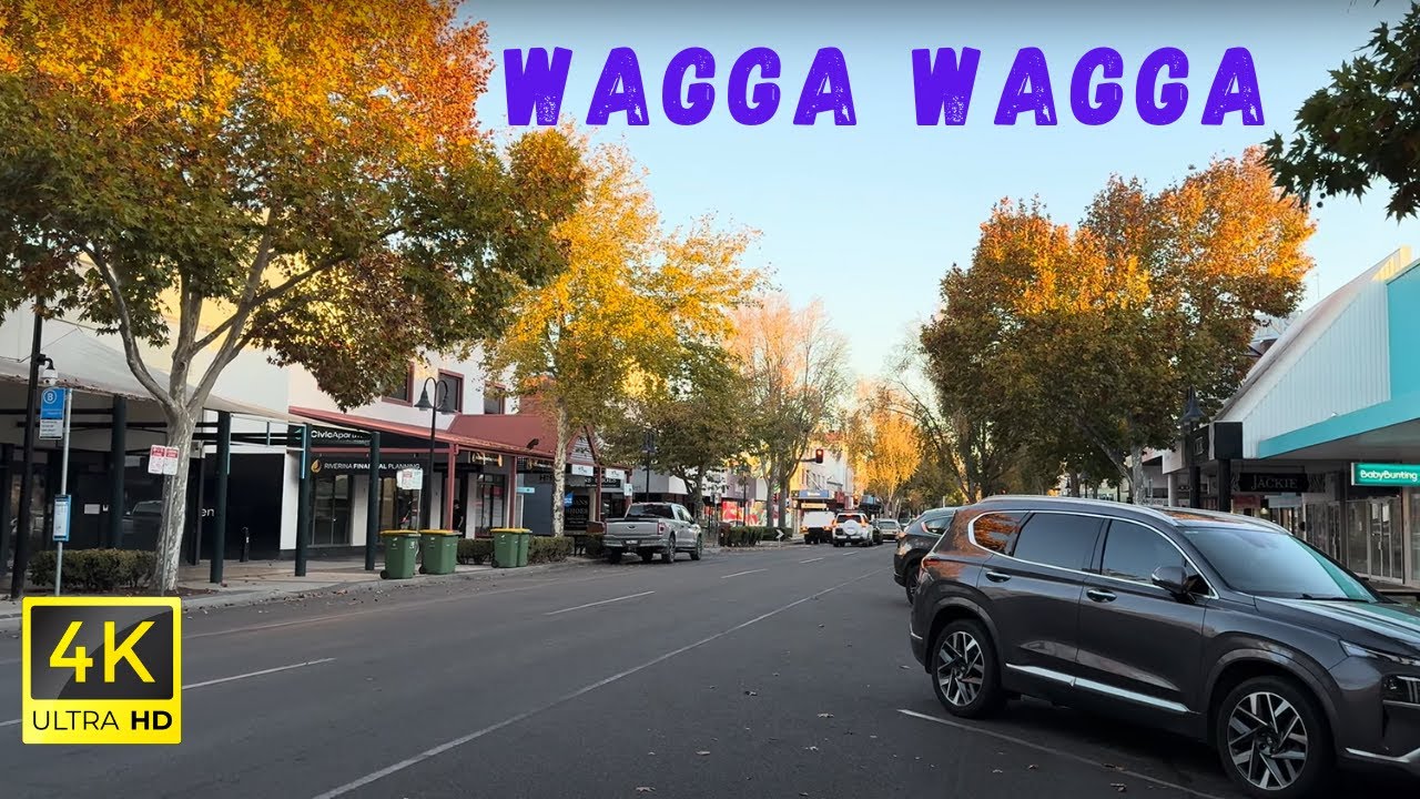 Wagga Wagga City Complete Walking Tour - 4K HDR