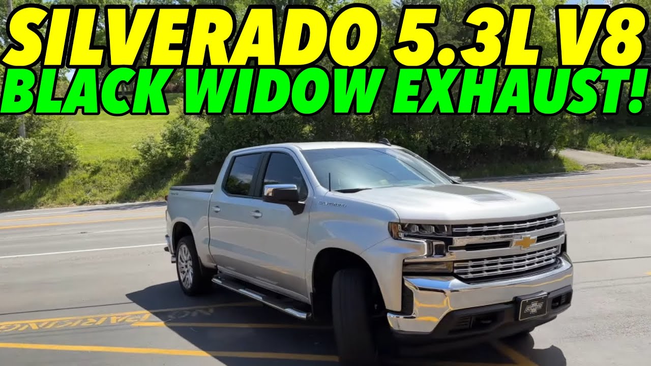 2020 Chevy Silverado LT 5.3L V8 с BLACK WIDOW WIDOW MAKER!