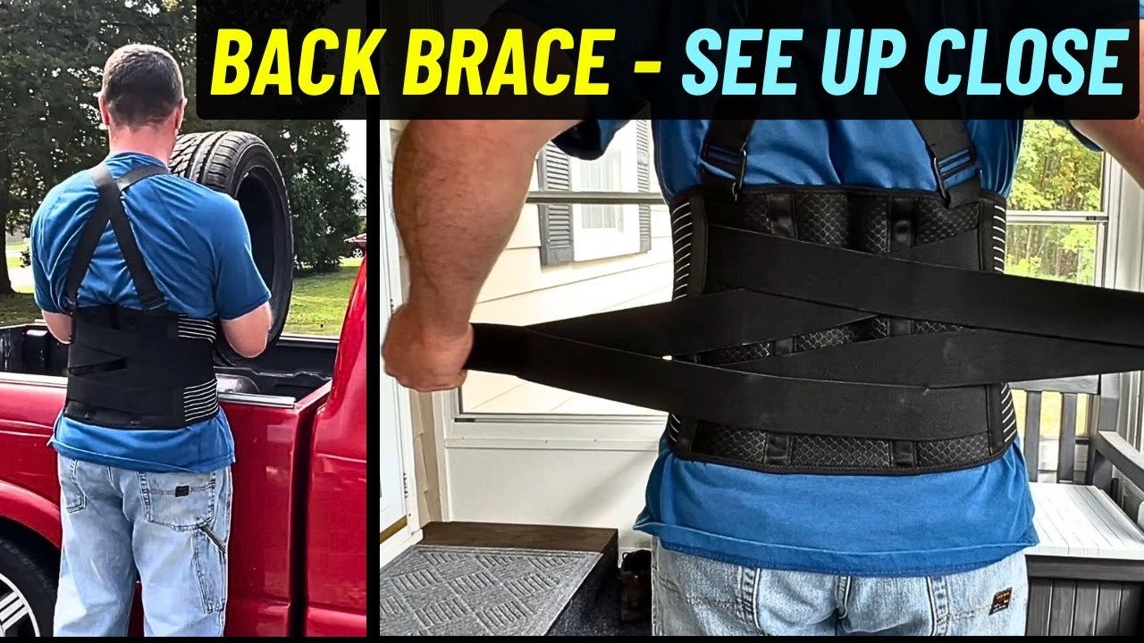 ChangeNow Back Brace with Removable Straps - GREAT Back Support!