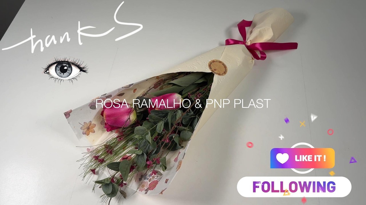 🌷How to Wrap Flowers — Fast and Simple🚀