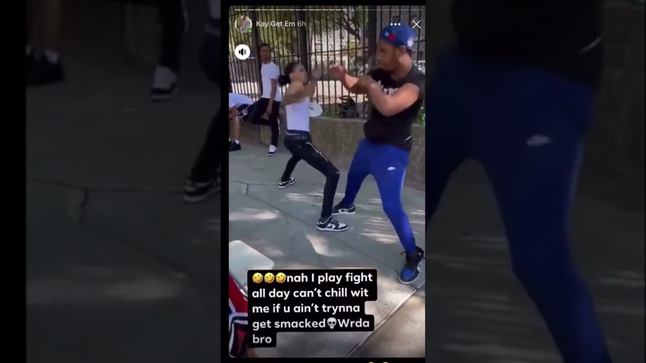 Kay flock slap boxing 🥊 his manz on the block 😂
