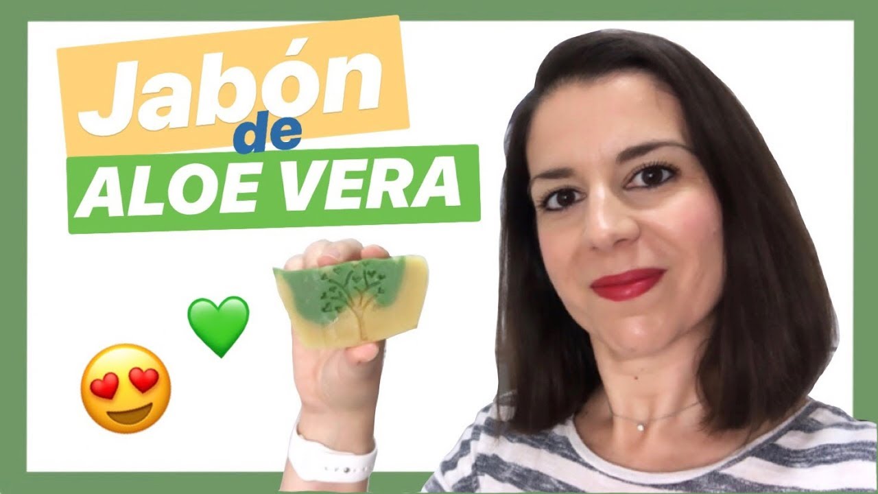 Cómo hacer JABÓN de ALOE VERA CASERO 🌿😆