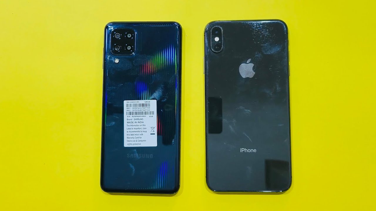 iPhone Xs Max vs Samsung Galaxy M32