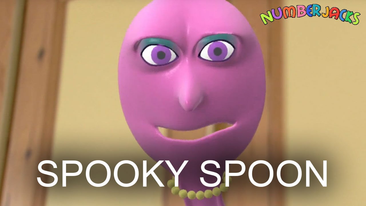 Numberjacks | Spooky Spoon Moments