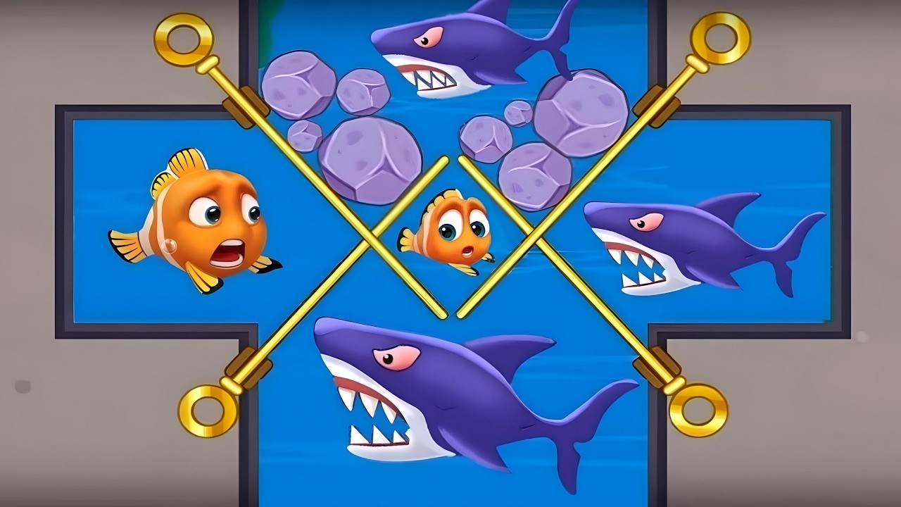 Save the Fish Game | Pull The Pin | Best Mobile Puzzle | Android Gameplay Walkthrough | Part 141