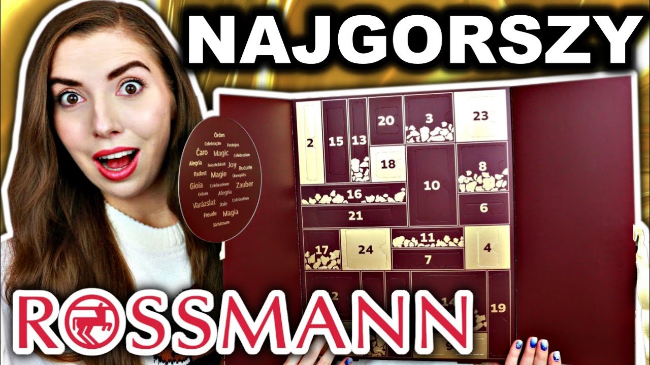 NAJGORSZY KALENDARZ ADWENTOWY W TYM ROKU 2020 ROSSMANN