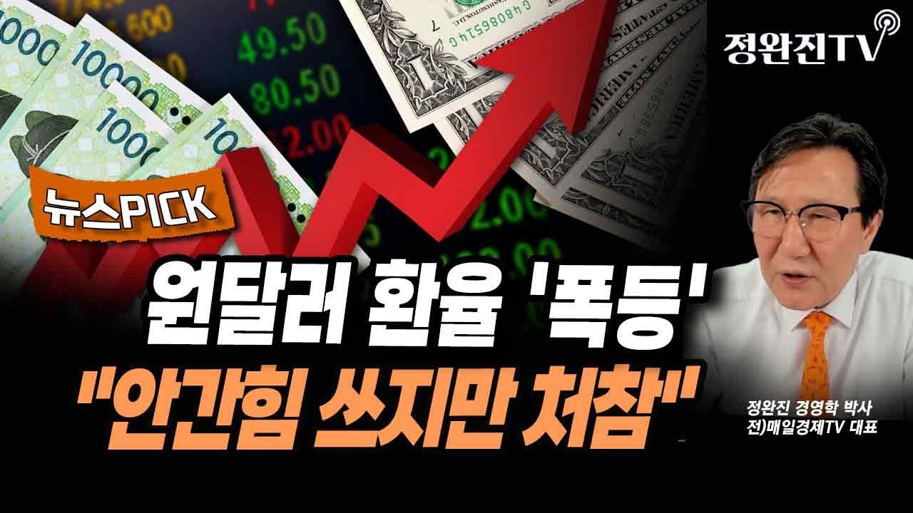 [뉴스픽] 원달러 환율 '폭등'...