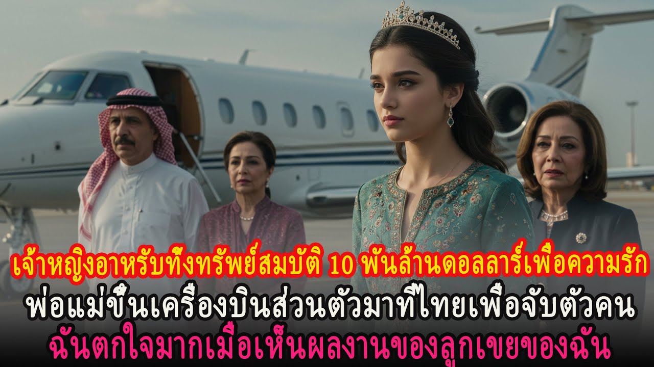 เจ้าหญิงอาหรับทิ้งทรัพย์สมบัติ 10 พันล้านดอลลาร์เพื่อความรัก พ่อแม่ขึ้นเครื่องบินส่วนตัวมาจับวที่ไทย